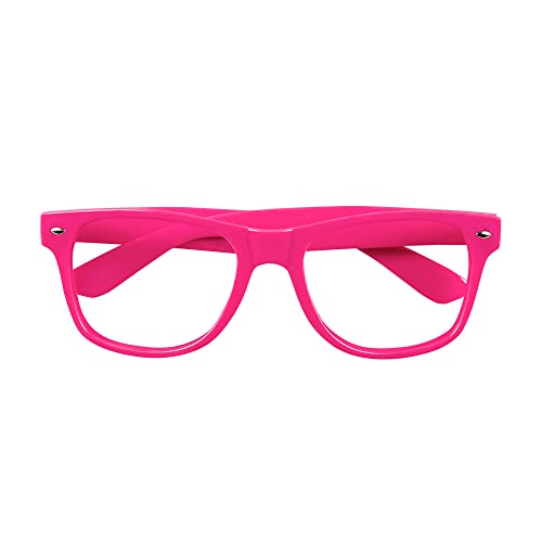 Goldschmidt Kostüme Partybrille Brille Party neon bunt | Unisex Erwachsene Damen Herren | Für Fasching Karneval Fastacht (pink) von Goldschmidt Kostüme