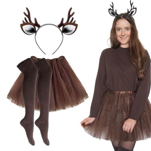 Goldschmidt REH Set Tüllrock Overknees und Geweih Accessoires Tutu Goldschmidt REH Set Tüllrock Overknees und Geweih Accessoires Tutu von Goldschmidt Kostüme