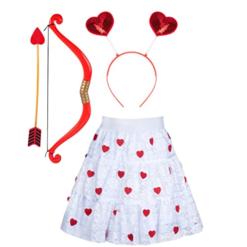 Goldschmidt Amor Kostüm für Damen | Herz Rock Haarreif Pfeil & Bogen | Herzchen Damenkostüm Fasching Karneval Goldschmidt Amor Kostüm für Damen | Herz Rock Haarreif Pfeil & Bogen | Herzchen Damenkostüm Fasching Karneval von Goldschmidt