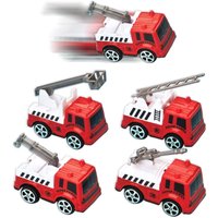 Aufziehauto Feuerwehr mit Rückzug-Funktion, 1 Stück, 7 cm Aufziehauto Feuerwehr mit Rückzug-Funktion, 1 Stück, 7 cm von Golf Toys