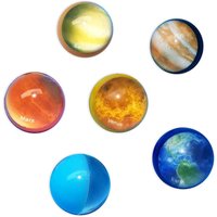 Flummi Planet, 1 Stück, kleines Mitgebsel zum Geburtstag von Golf Toys