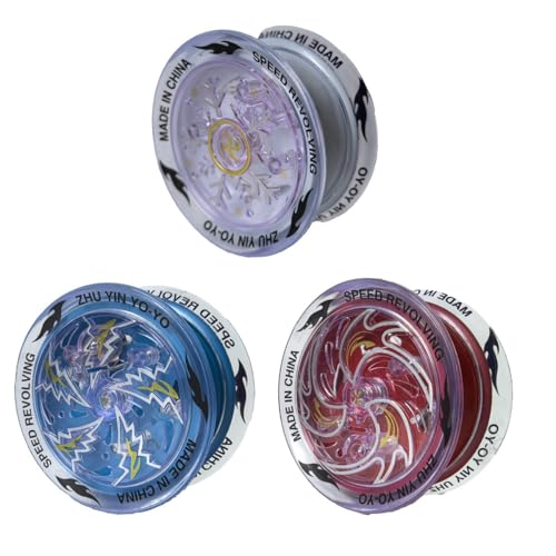 Golgner 4 Stück LED Licht Yoyo Kinder, Reaktionsfähiges JoJo, Professionelles Yoyo, mit Yo-Yo-Schnüre+ Fingerschoner, für Kinder & Anfänger Golgner 4 Stück LED Licht Yoyo Kinder, Reaktionsfähiges JoJo, Professionelles Yoyo, mit Yo-Yo-Schnüre+ Fingerschoner, für Kinder & Anfänger von Golgner