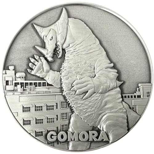 Goliath Coins - Ultraman Gomora - Große Sammlermünze, inklusive Ständer, 3D doppelseitig, 7 cm, 113,4 g, Zinklegierung von Goliath Coins