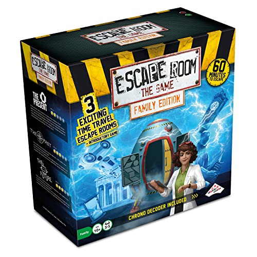 Escape Room The Game: Familienausgabe – Zeitreise, Familienspiele, für 3 – 5 Spieler, ab 10 Jahren von Goliath Toys