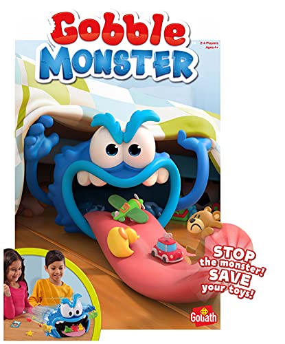 Goliath Games Gobble Monster Kids Games | Für Kinder ab 4 Jahren | Für 2–4 Spieler von Goliath Toys
