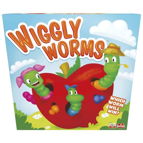 Goliath Wiggly Worms, Brettspiel für Kinder ab 4 Jahren, Gesellschaftsspiele für 2 bis 4 Spieler, Geschenk für Junge und Mädchen Goliath Wiggly Worms, Brettspiel für Kinder ab 4 Jahren, Gesellschaftsspiele für 2 bis 4 Spieler, Geschenk für Junge und Mädchen von Goliath