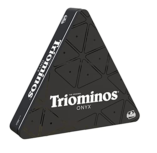 Triominos Onyx, Brettspiele ab 6 Jahren, Gesellschaftsspiele für 2 bis 4 Spieler, Spiele für Kinder und Erwachsene von Goliath Toys