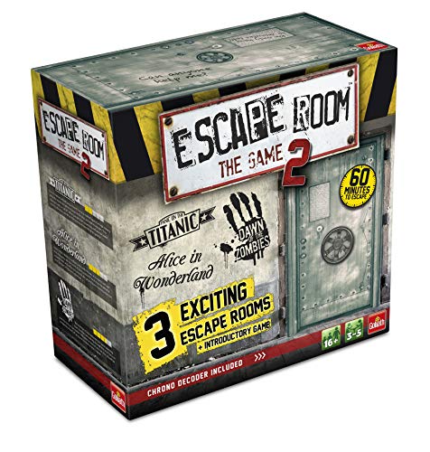 Escape Room: The Game - Vol. 2 | 3 spannende Escape Rooms in Ihrem eigenen Zuhause | Brettspiele für Erwachsene | Für 3–5 Spieler | ab 16 Jahren von Goliath Toys