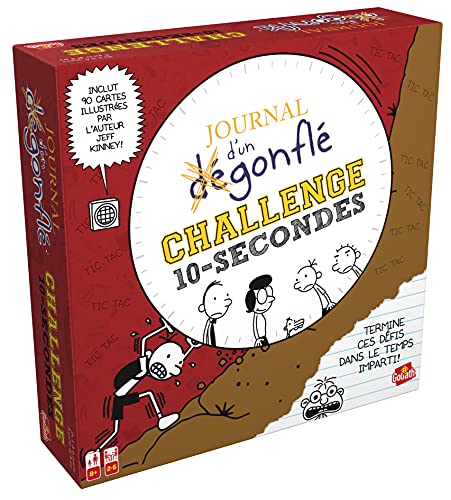 Goliath - Journal D'un Defllé – Gesellschaftsspiel – Challenge 10-Sekunden – Geschicklichkeitsspiel – Trivia – nach den Büchern von Jeff Kinney – ab 8 Jahren – 2 bis 6 Spieler von Goliath Toys