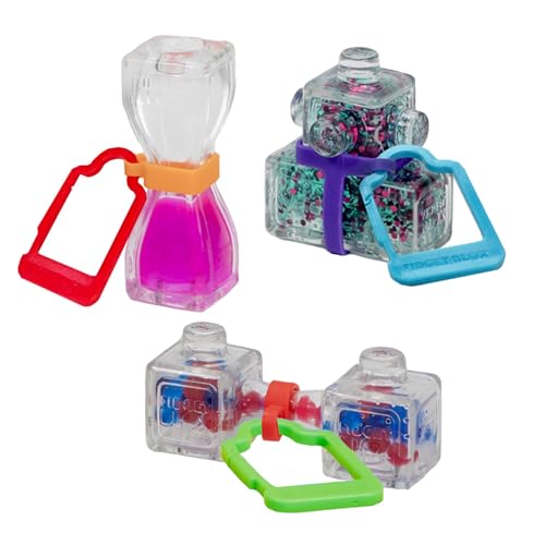 Goliath - Fidget BLOX – 3er-Pack Fidget Toy mit Backpack Clip - Squishy & Anti Stress Spielzeug - Fidget Cube für Mitgebsel Kindergeburtstag - Sensorik Spielzeug für Kinder ab 5 Jahren von Goliath