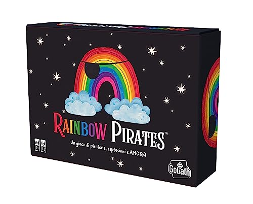 GOLIATH Rainbow Pirates Kartenspiel, Partyspiel, 2–5 Spieler, 7+ Jahre, italienische Ausgabe von Goliath Toys