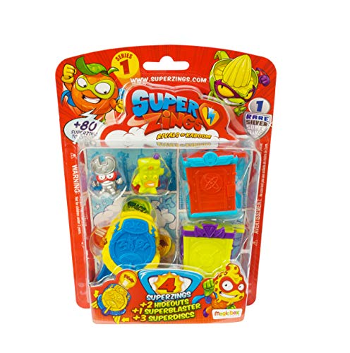 Goliath 32725.006 Super Zings Blister 4, Mehrfarbig von Goliath