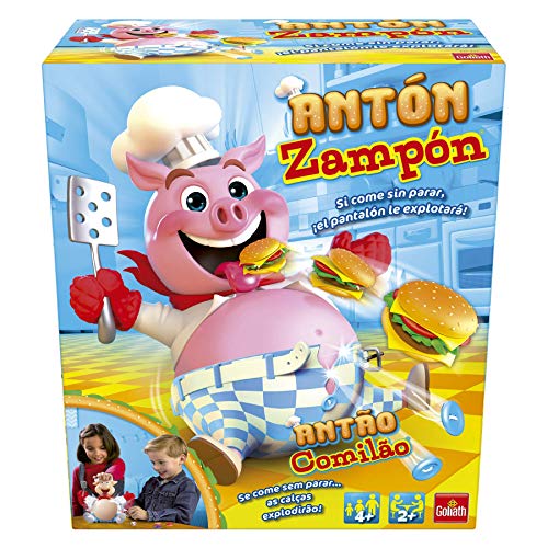 Goliath Anton ZAMPON - Brettspiel für Kinder für Jungen und Mädchen ab 4 Jahren, lustiges und pädagogisches Spiel für die Familie, stimuliert Reflexionen, 2 bis 6 Spieler, spanische Version von Goliath