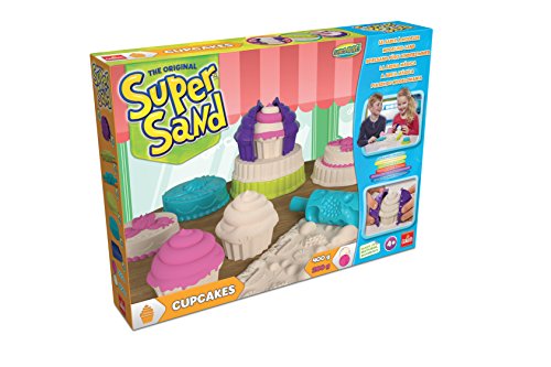 Goliath 83240 | Super-Sand-Set Cupcakes | bunte Muffins aus Spiel-Sand backen | vielseitige Kuchenformen für kleine Meisterbäcker | tolle Leckereien zaubern | ab 4 Jahren von Goliath Toys