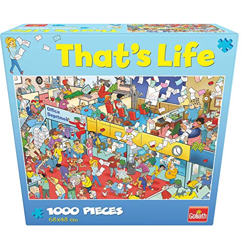 Goliath 914784006 Puzzle Das Büro That's Life, bunt von Goliath