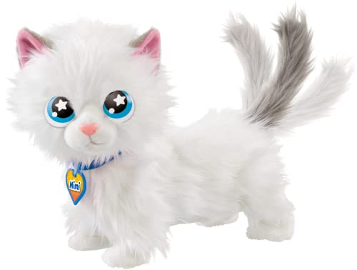 Animagic Mimi die Katze, Kuscheltier Spielzeug für Kinder ab 2 Jahren, Plüschtier Katze, ‎Weiß von Animagic