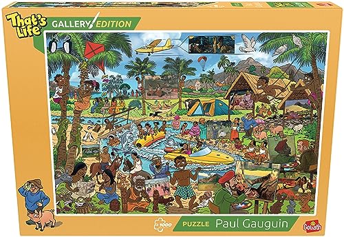 Goliath That's Life Gallery Edition: Paul Gauguin, Puzzle mit 1000 Teilen für Kinder ab 7 Jahren von Goliath
