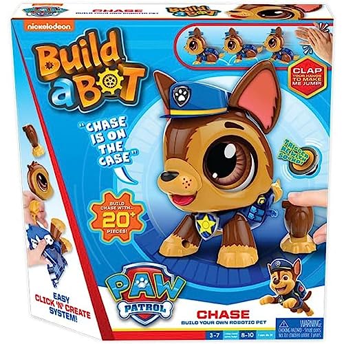 Goliath Build-A-Bot: Paw Patrol Chase, Bausatz für Kinder ab 3 Jahren, MINT Educational Konstruktion Spielzeug von Goliath Toys