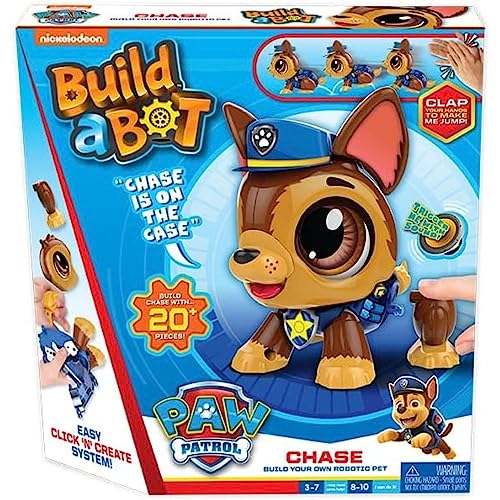 Goliath Build-A-Bot: Paw Patrol Chase, Bausatz für Kinder ab 3 Jahren, MINT Educational Konstruktion Spielzeug von Goliath