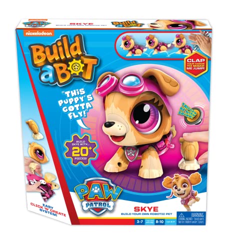 Goliath Build-A-Bot: Paw Patrol Skye, Bausatz für Kinder ab 3 Jahren, MINT Educational Konstruktion Spielzeug von Goliath Toys