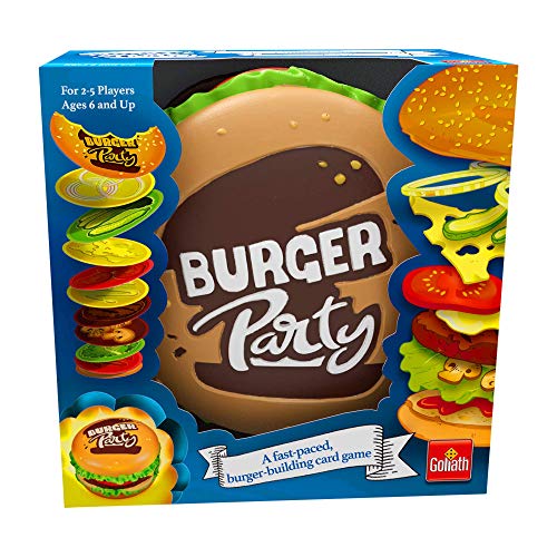 Goliath Games Burger-Party, einfaches und schnelles Familienspiel für Kinder ab 6 Jahren, Mehrfarbig von Goliath Toys
