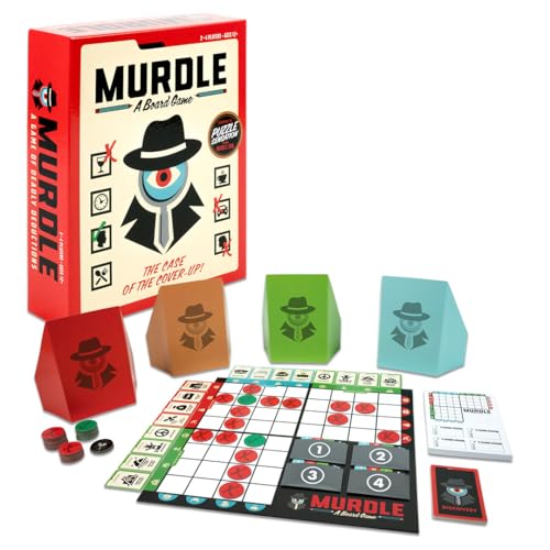 Goliath Games Presents: Murdle - The Board Game | Basierend Puzzlebuch | Hinweise, Codes, Mystery, Murdle | Für 1+ Spieler ab 14 Jahren von Goliath