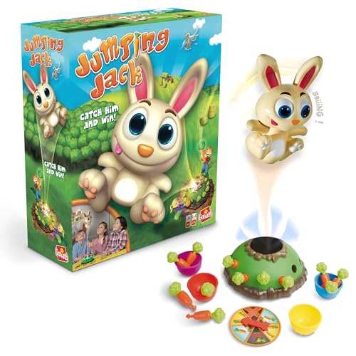 Goliath Jumping Jack, Brettspiel mit Kaninchen ab 4 Jahren, Gesellschaftsspiele für 2 bis 5 Spieler Mit Deutsches Handbuch verfügbar Goliath Jumping Jack, Brettspiel mit Kaninchen ab 4 Jahren, Gesellschaftsspiele für 2 bis 5 Spieler Mit Deutsches Handbuch verfügbar von Goliath