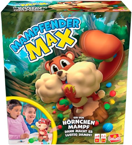 Goliath Mampfender Max, Brettspiele Für Kinder ab 4 Jahren, Gesellschaftsspiel für 2 bis 4 Spieler, Lustiges Kinderspiel, Spielen Sie Mit Der Familie Oder Mit Freunden Goliath Mampfender Max, Brettspiele Für Kinder ab 4 Jahren, Gesellschaftsspiel für 2 bis 4 Spieler, Lustiges Kinderspiel, Spielen Sie Mit Der Familie Oder Mit Freunden von Goliath