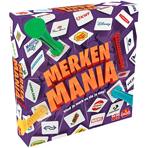 Goliath Markenmania, Familienspiel und Kartenspiel Für Sieben Jahre und Älter und Zwei bis Fünf Spieler, Geschwindigkeitsspiel, auch Spaß als Geschenk für Kinder von Goliath