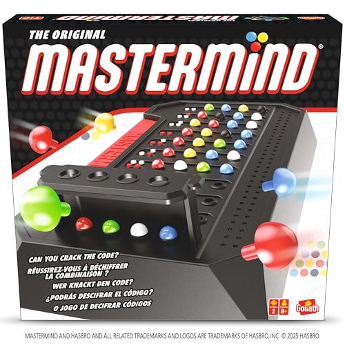 Goliath - Mastermind The Original Classic, Spiele für 2 Personen, Gesellschaftsspiele ab 8 Jahren, Klassik Brettspiel für die Spielesammlung, Strategisches Spiel für Kinder und Erwachsene von Goliath
