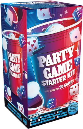 Goliath Party Game Starter Kit, Spielesammlung geeignet für Personen ab 18 Jahren, Spiele für Erwachsene, Alles was Man für eine Fun Party mit Spielen braucht Goliath Party Game Starter Kit, Spielesammlung geeignet für Personen ab 18 Jahren, Spiele für Erwachsene, Alles was Man für eine Fun Party mit Spielen braucht von Goliath