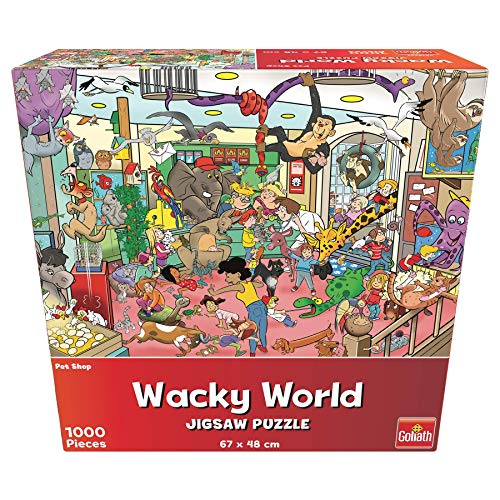 Goliath 918557006 Puzzle Tierhandlung Wacky World, bunt von Goliath