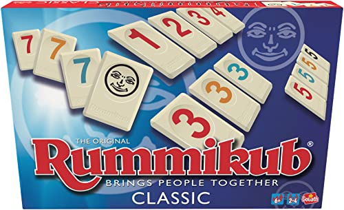 Goliath Rummikub Original Classic, Brettspiel, Erwachsene und Kinder ab 6 Jahren, strategisches Spielmarkenspiel, Strategie-Nummern, 2 bis 4 Spieler von Goliath Toys