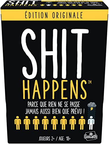 Goliath Shit Happens Original – Gesellschaftsspiele für Erwachsene – ab 18 Jahren – Kartenspiel – zum Spielen mit Freunden – ideal für Kultabende für 2 Spieler und mehr Goliath Shit Happens Original – Gesellschaftsspiele für Erwachsene – ab 18 Jahren – Kartenspiel – zum Spielen mit Freunden – ideal für Kultabende für 2 Spieler und mehr von Goliath