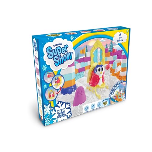 Goliath Super Snow: Ice Palace, Magischer Sand aus 3 Jahren, Neue Textur, fühlt sich weich an, trocknet nicht aus, von den Machern von Super Sand von Goliath Toys