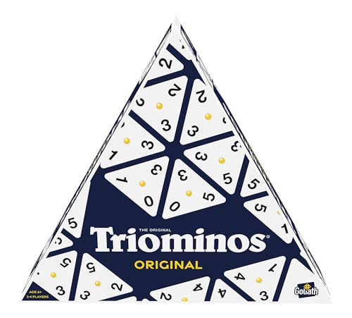 Goliath - TRIOMINOS Original, Brettspiele ab 6 Jahren, Strategie- und Denkspiel mit Dreiecksdominos, Klassiker seit 50 Jahren, Familienspiel Für 2-4 Spieler, 30 Min, Gesellschaftsspiele Goliath - TRIOMINOS Original, Brettspiele ab 6 Jahren, Strategie- und Denkspiel mit Dreiecksdominos, Klassiker seit 50 Jahren, Familienspiel Für 2-4 Spieler, 30 Min, Gesellschaftsspiele von Goliath