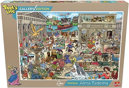 Goliath That's Life Gallery Edition: Alma Tadema, Puzzle mit 1000 Teilen für Kinder ab 7 Jahren von Goliath