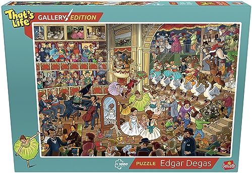 Goliath That's Life Gallery Edition: Edgar Degas, Puzzle mit 1000 Teilen für Kinder ab 7 Jahren von Goliath Toys