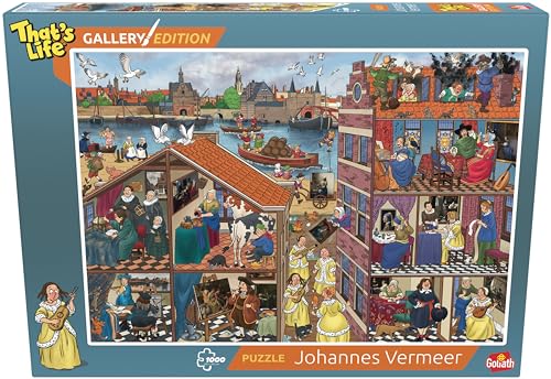 Goliath That's Life Gallery Edition: Johannes Vermeer, Puzzle mit 1000 Teilen für Kinder ab 7 Jahren von Goliath