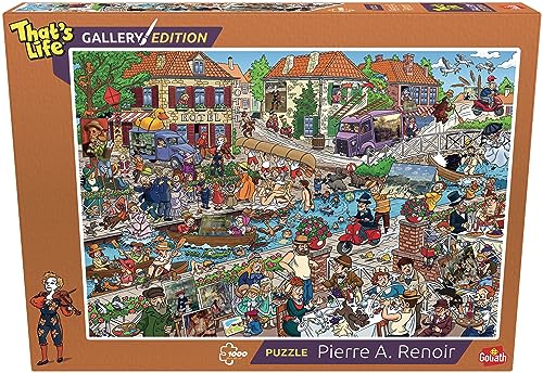 Goliath That's Life Gallery Edition: Pierre-Auguste Renoir, Puzzle mit 1000 Teilen für Kinder ab 7 Jahren von Goliath