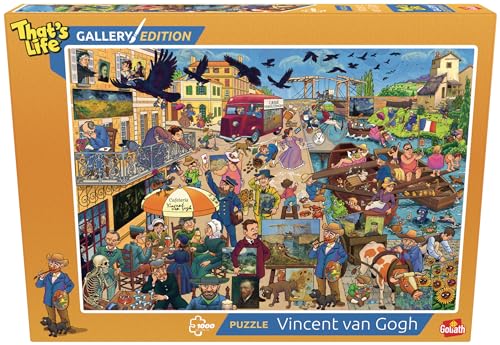 Goliath That's Life Gallery Edition: Vincent van Gogh, Puzzle mit 1000 Teilen für Kinder ab 7 Jahren von Goliath