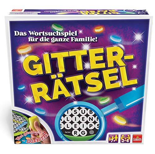 Goliath Toys 70533 Goliath-Gitterrätsel-Das Wortsuchspiel für die ganze Familie-ab 7 Jahren, Mehrfarbig von Goliath