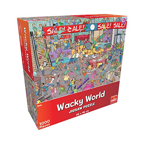 Goliath Toys 74401 Goliath-Wacky World Sale-das Wimmelbild-Puzzle mit lustigen und verrückten Szenen-Empfohlen ab 7 Jahren, Mehrfarbig von Goliath Toys