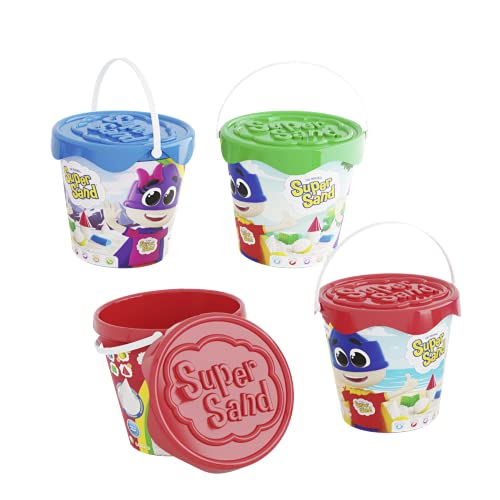 Goliath Toys 918119.006 Couleurs aléatoires Kreativität Super Sand Bucket, Mehrfarbig, one Size von Goliath