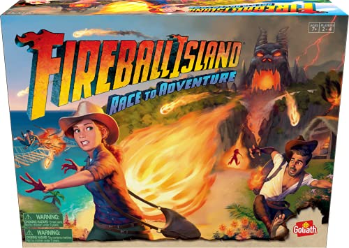 Goliath Toys 919445.002 Fireball Island | Goliath Games | Familienspiele | Für Kinder ab 7 Jahren | Für 2-4 Spieler, gemischt von Goliath
