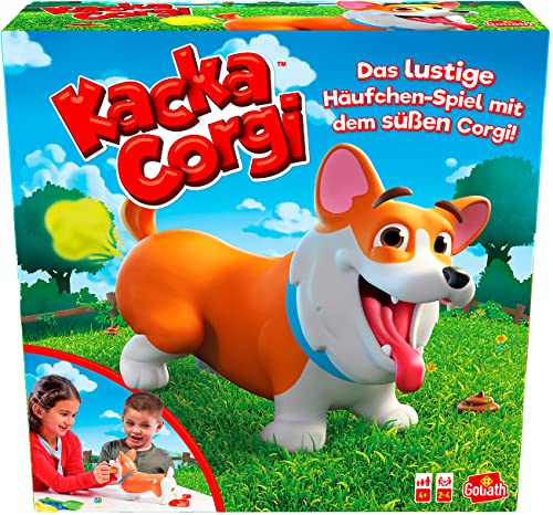 Goliath Kacka Corgi – Lustiges Reaktionsspiel für Kinder ab 4 Jahren – Für 2-4 Spieler von Goliath Toys