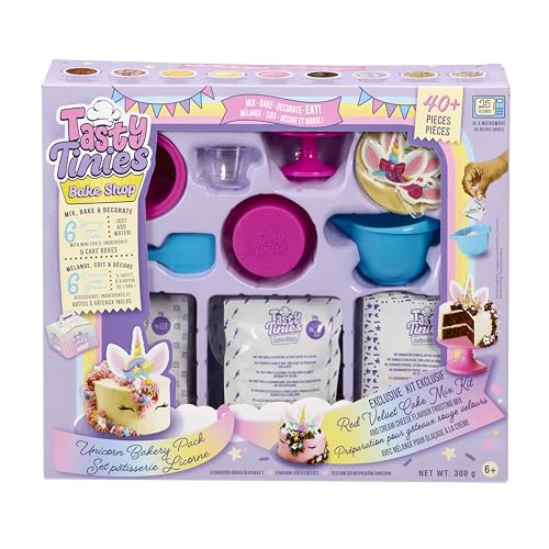 GOLIATH 931695 Tasty Tinies Unicorn Bakery Pack, Kreatives Backset ab 6 Jahren, Einfach Backen mit Kindern und geeignet für Geburtstagspartys, Einhorn-Kuchen-Geburtstagspaket GOLIATH 931695 Tasty Tinies Unicorn Bakery Pack, Kreatives Backset ab 6 Jahren, Einfach Backen mit Kindern und geeignet für Geburtstagspartys, Einhorn-Kuchen-Geburtstagspaket von Goliath