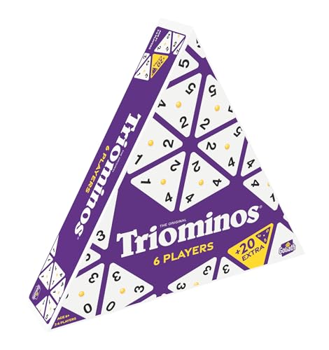 Triominos 6 Players, Brettspiele ab 6 Jahren, Gesellschaftsspiele für 2 – 6 Spieler von Goliath Toys