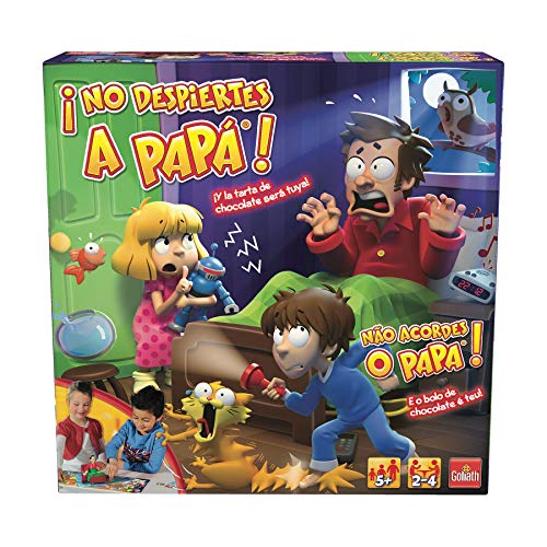 Goliath No Despiertes A Papá (Spanische Version), Brettspiel für Kinder ab 5 Jahren. 2 bis 4 Spieler von Goliath