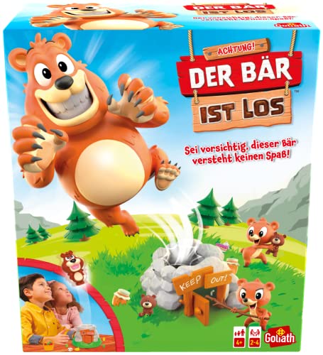 Goliath. Achtung! Der Bär Ist Los. Spiele. Spiele ab 4 Jahren. Kinderspiele, Spielzeug , Junge und Mädchen. Lustige Geschenke von Goliath Toys